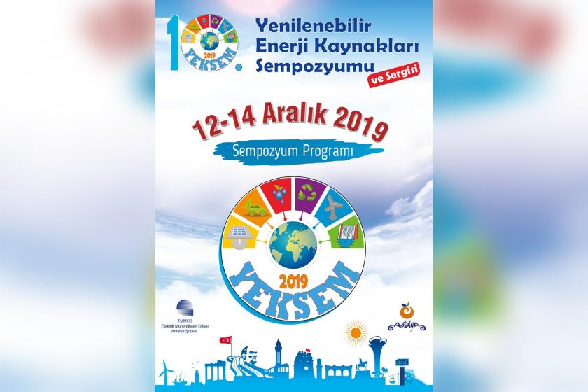 Yenilenebilir Enerji Kaynakalrı Sempozyumu afişi