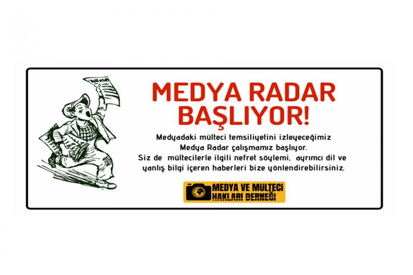 Medya ve Mülteci Hakları Derneği "medya radar" çalışması başlatıyor