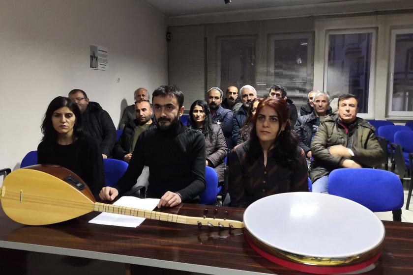 Sanatçı Yılmaz Çelik'in tutuklanması Dersim'de protesto edildi