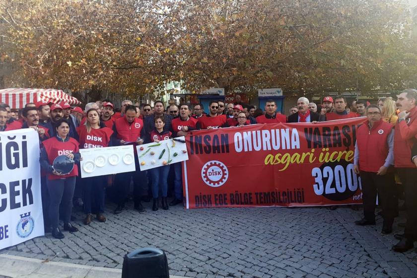 DİSK, "Asgari ücret 3200 TL olsun" talebini yineledi