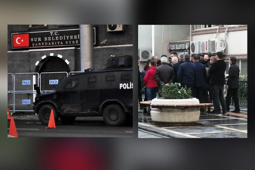 Sur ve Cizre Belediye binalarının fotoğrafları