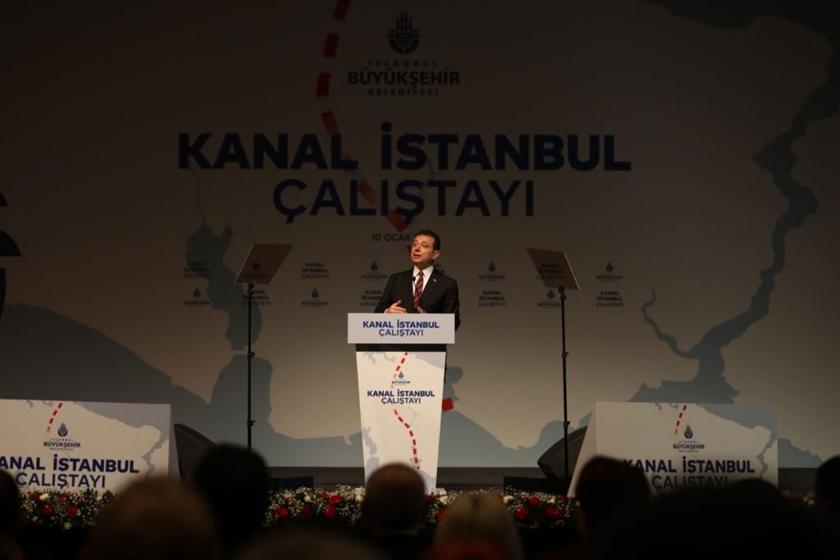 Kanal İstanbul Çalıştayı'nda konuşan Ekrem İmamoğlu