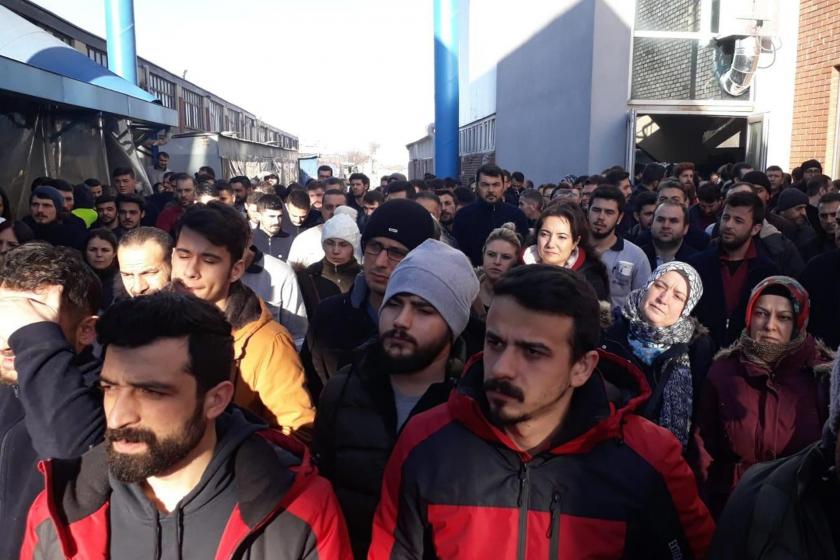 Metal işçileri sefalet ücreti dayatan MESS’i protesto etti