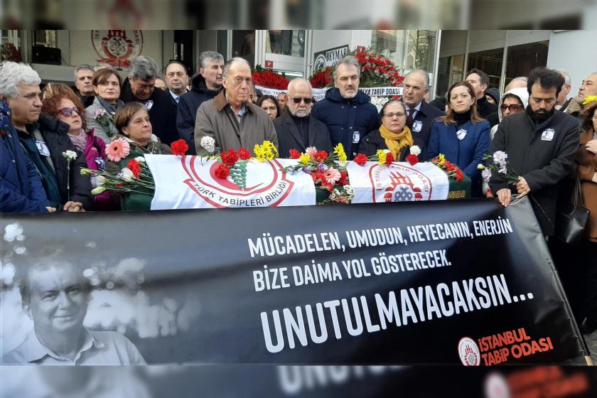 TTB Yüksek Onur Kurulu üyesi, Barış Akademisyeni Dr. Ali Özyurt son yolculuğuna uğurlandı