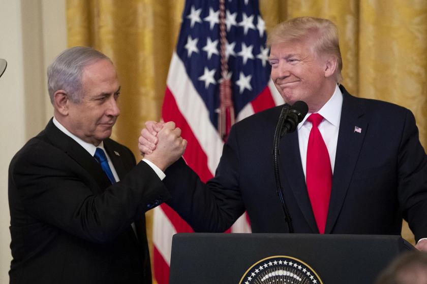 Israeli Prime Minister Benjamin Netanyahu and US President Donald Trump 