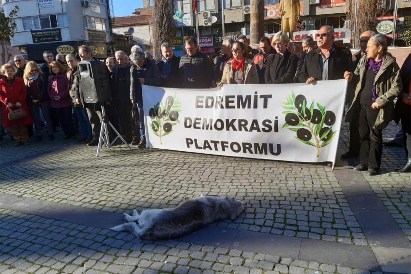 Gezi davasına ilişkin açıklama yapan Edremit Demokrasi Platformu