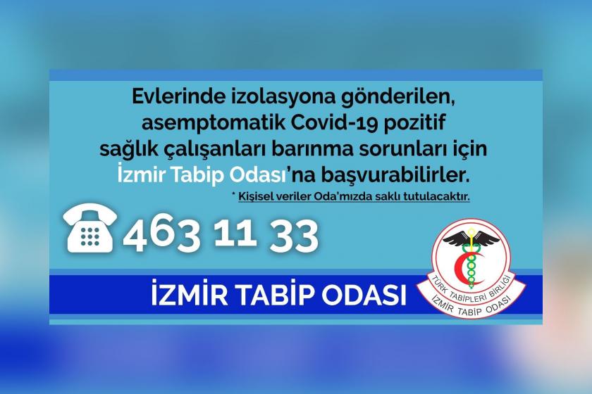 İzmir Tabip Odasının duyurusu