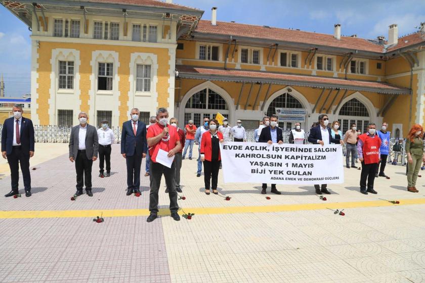 Adana ve Hatay'da emek ve demokrasi güçleri 1 Mayıs'ı kutladı