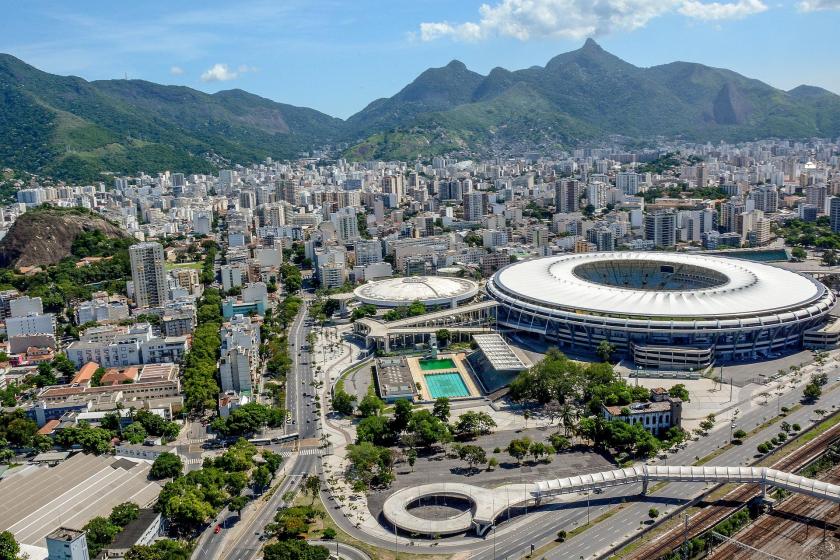 Maracana stadı ve çevresi