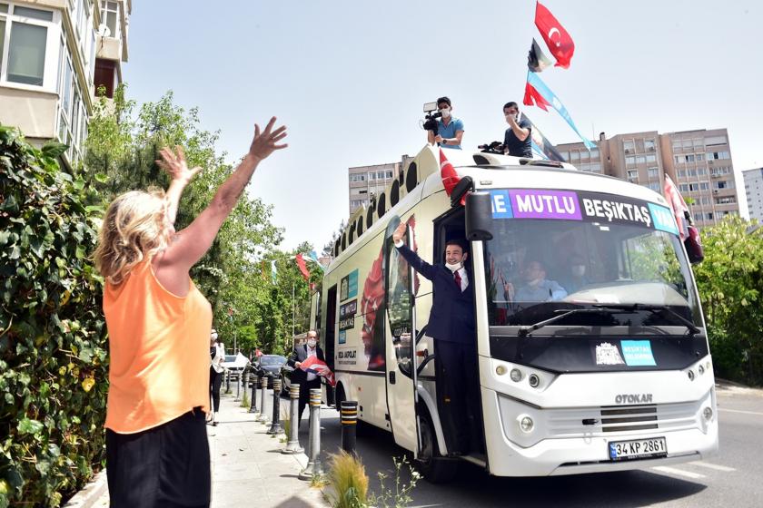 Beşiktaş Belediyesi'nin Atatürk'ün Samsun yolculuğuna başlangıcını temsil eden 