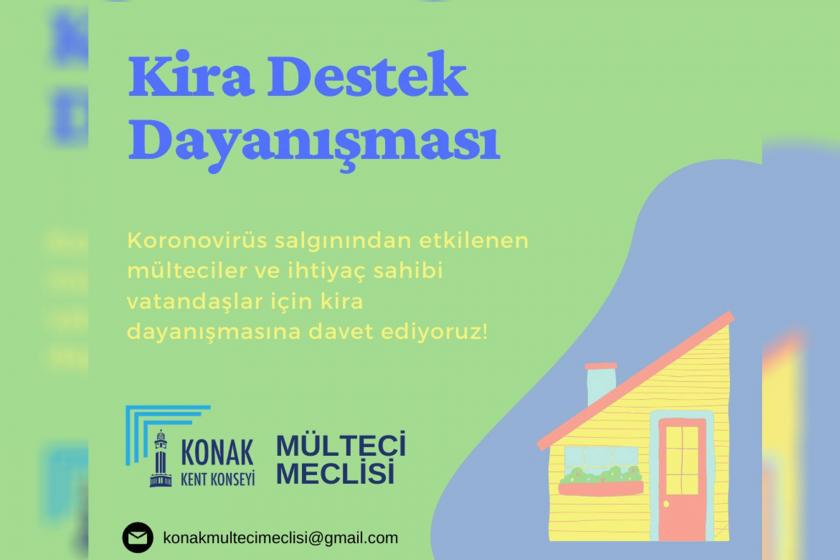 Konak Kent Konseyi Mülteci Meclisi kira destek dayanışması görseli