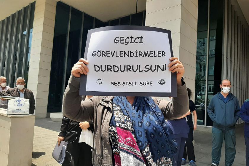 Batman'da SES üyelerine uygulanan sürgün politikasına yurt çapında tepki gösterildi