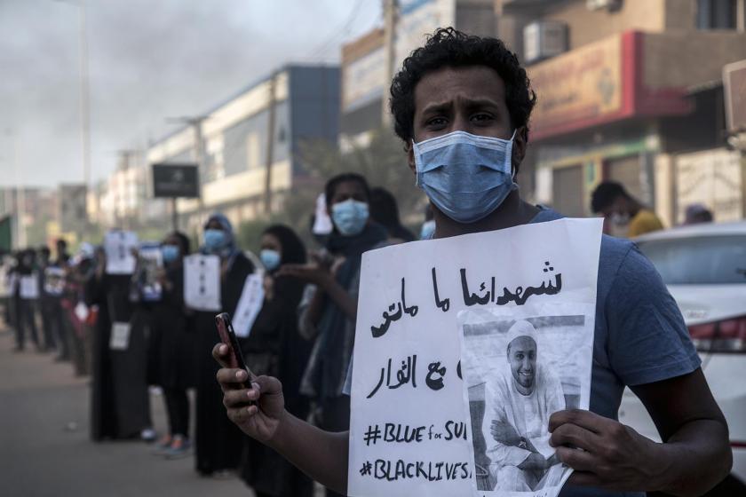 Sudan'da 3 Haziran katliamı protestosu