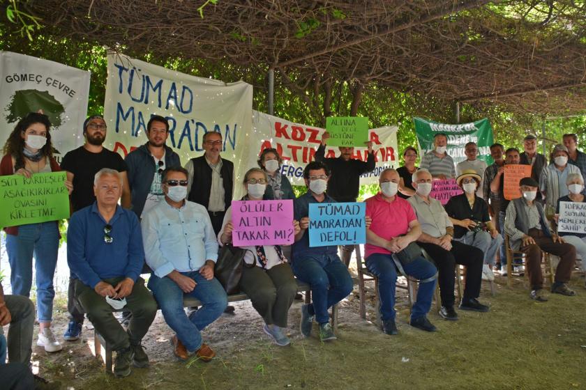 Çevre örgütleri Dünya Çevre Günü’nde Bergama’nın Çamavlu Köyü’nde bir araya geldi.