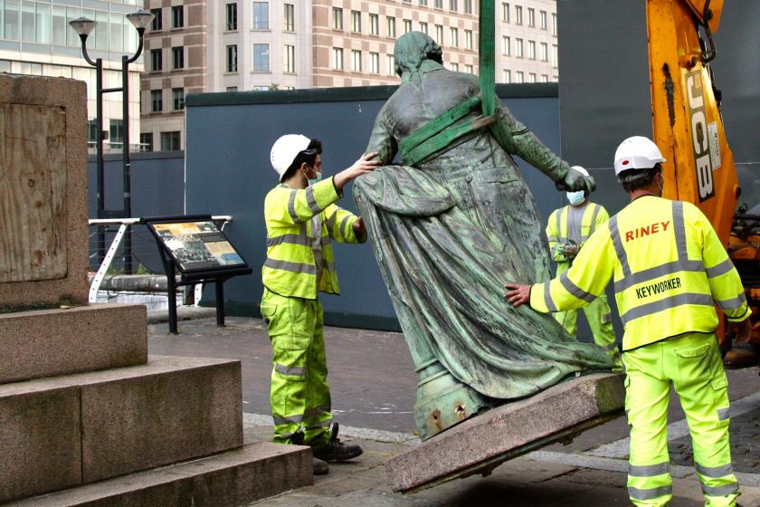 Slave trader Robert Milligan's statue in the West India Quay district of London was removed after the signature campaign launched.