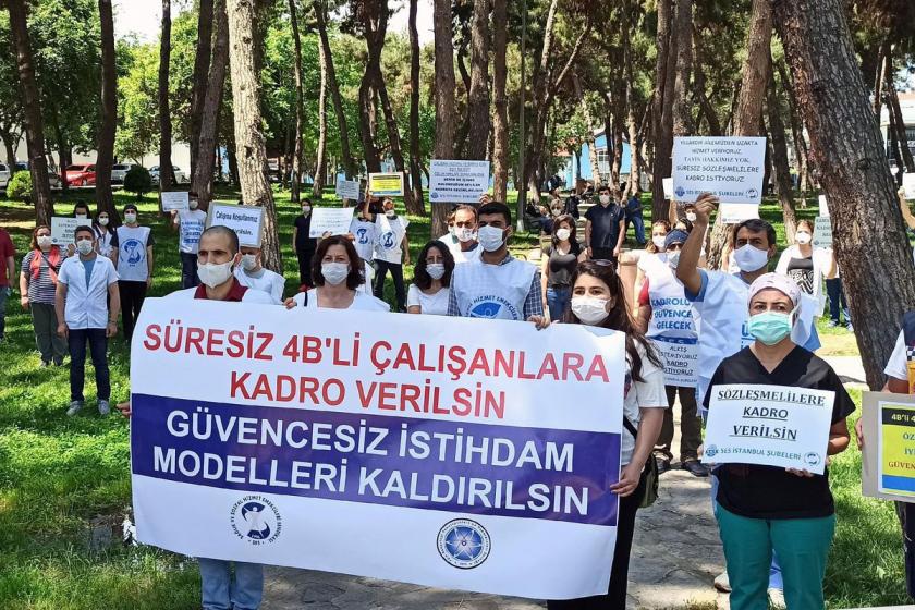 Sağlıkçılar isyanda: Güvencesiz istihdam modelleri canımıza yetti