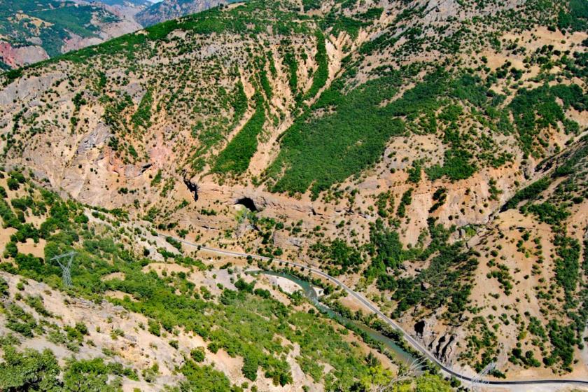 Dersim'de dağlık alan