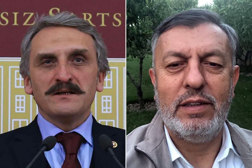 Ahmet Hamdi Çamlı (solda) ve Harun Karaca 