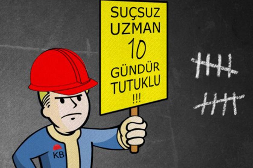 Suçsuz uzman 10 gündür tutuklu yazısı