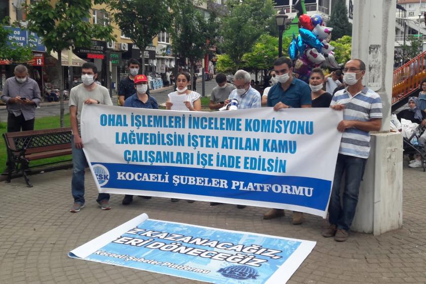 Kocaeli Şubeler Platformu basın açıklaması düzenliyor