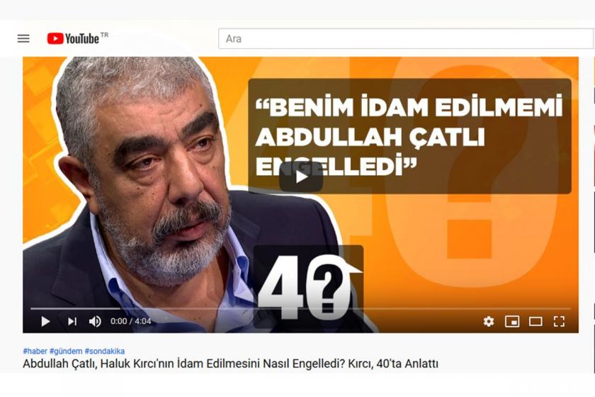 Haluk Kırcı'nın katıldığı programın ekran kapağı.