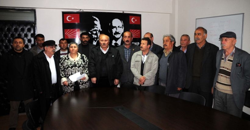 Tokat'ta CHP'lilerden liste tepkisi