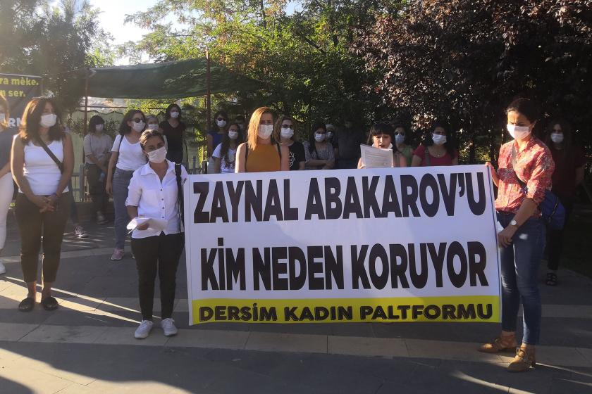 Dersim Kadın Platformu, 'Gülistan Doku'nun kaybolmasının olası faili Zaynal Abakarov'u kim, neden koruyor?' diye sordu.