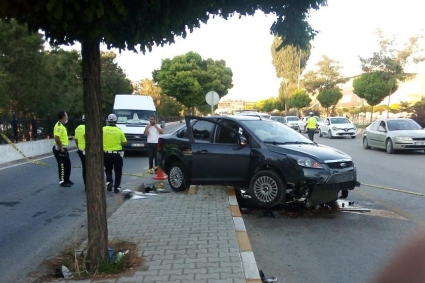 Van'da seyir halinde oldukları araçta Dilan Toptaş adlı kadını silahla vurup öldürdüğü belirlenen H.İ.S. adlı erkek, işlediği cinayete trafik kazası süsü vermeye çalıştı.