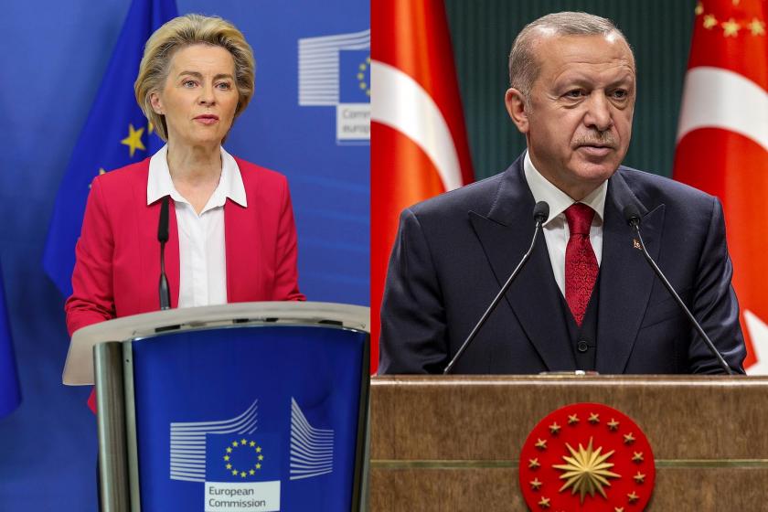 Ursula von der Leyen ve Tayyip Erdoğan