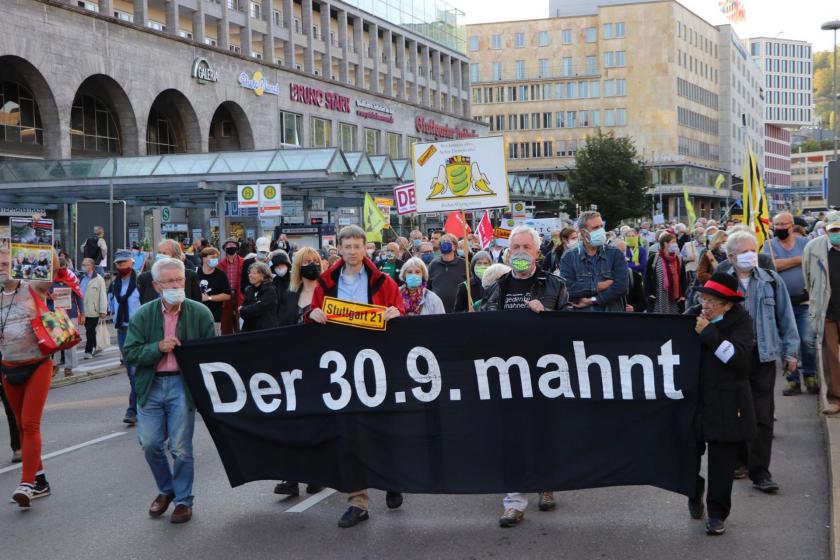 Stuttgart'ta Kara Perşembe eylemi