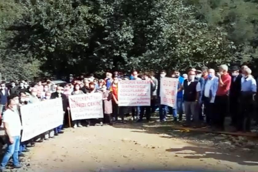 Ordu'nun Ünye ilçesinde maden arama faaliyetine başlandığını duyan yöre halkı sondaj alanına gitti, maden şirketinin çalışanlarını bölgeden çıkardı.