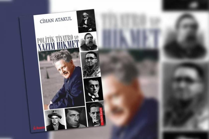 Cihan Atakul'un 'Politik Tiyatro ve Nazım Hikmet' kitabının kapağı