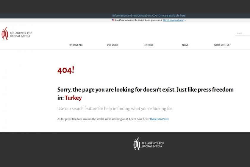 ABD Küresel Medya Ajansı web sitesi