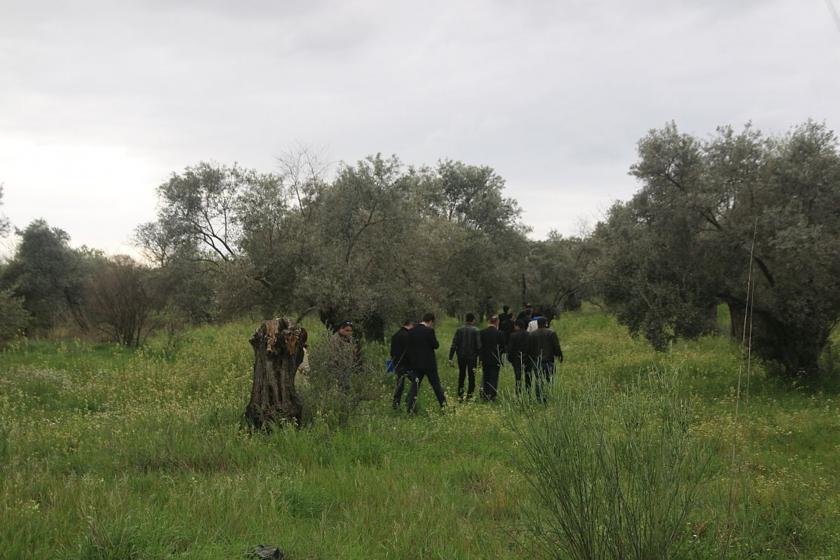 Aydın da JES projesi için yapılan bilirkişi incelemesinden bir fotoğraf.