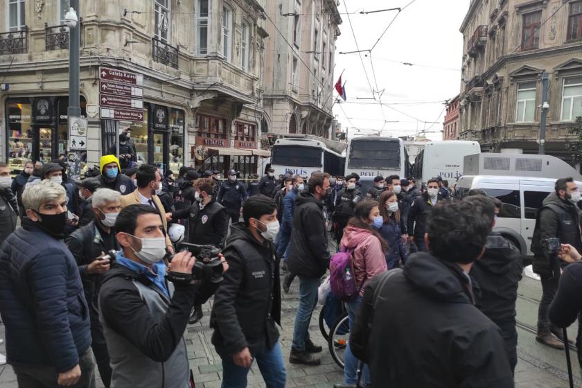 HDP İstanbul İl örgütünün eylemine polis müdahale etti