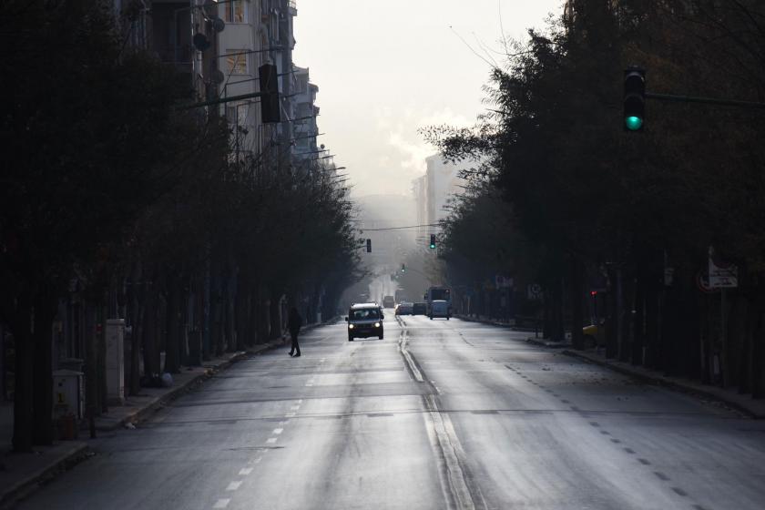 Eskişehir'de boş cadde