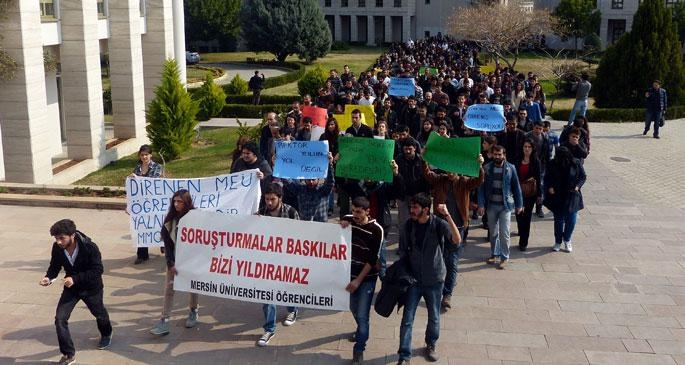 Mersin Üniversitesi'nde öğrencilere saldırı