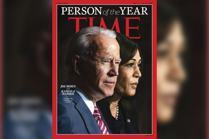 Time Dergisi'nin kapağında Joe Biden ve Kamala Harris yer aldı