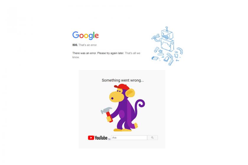 Gmail ve Youtube gibi Google servislerine erişimde sorun yaşandı