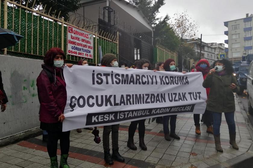 KESK İstanbul Kadın Meclisi okul önünde açıklama düzenledi 