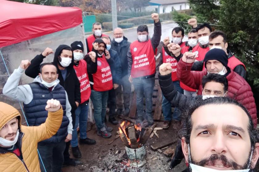 Baldur işçileri direniş çadırında bekleyişini sürdürüyor