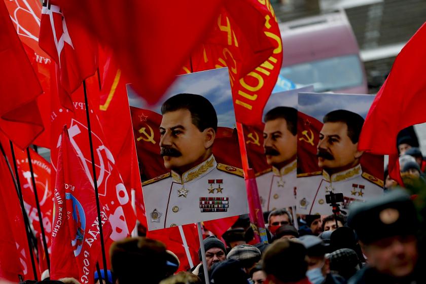 Josef Stalin'in 141’nci doğum günü Rusya'da düzenlenen törenle kutlandı.