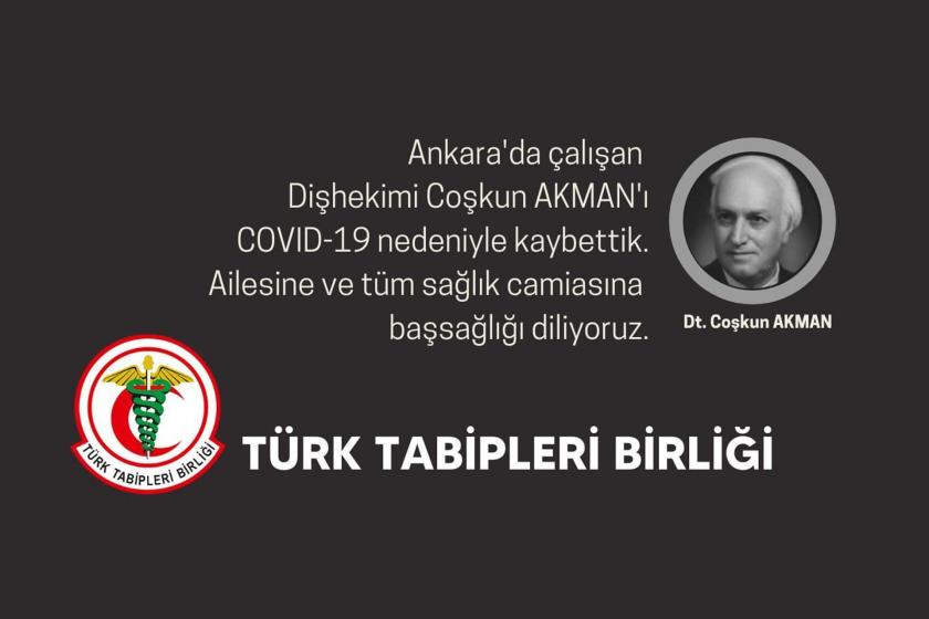 Coşkun Akman'ın ölüm ilanı