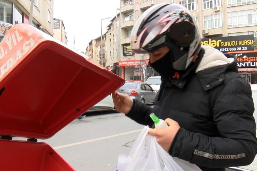 Motokurye Ahmet Rafi Cengiz çalışırken öldü