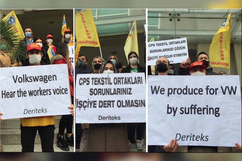 CPS işçileri yaptıkları eylemle yönetime seslendi, taleplerinin karşılanmasını istedi