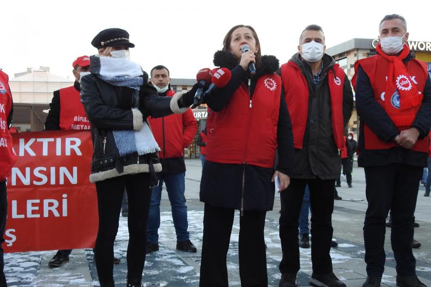 Arzu Çerkezoğlu, Ekmekçioğulları Metal işçilerinin yanında