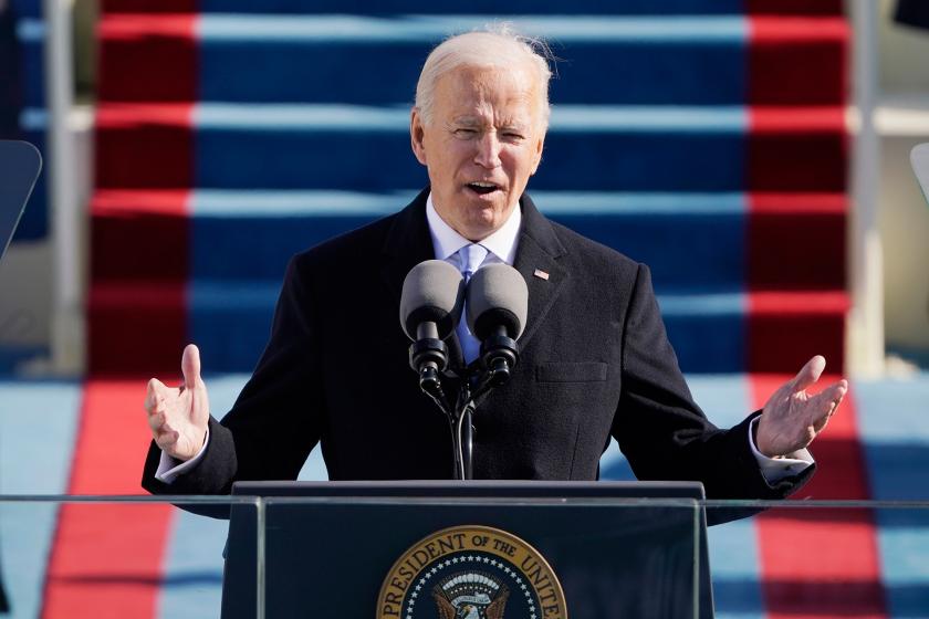  Joe Biden, ABD Kongresindeki törende yemin ederek ülkenin 46'ncı başkanı oldu. Biden, burada bir konuşma yaptı.