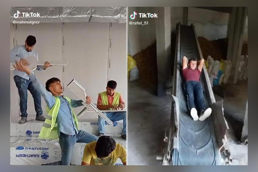 TikTok kullanıcılarının paylaşımlarının ekran alıntısı