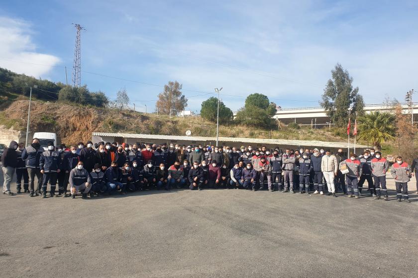 Bornova Belediyesi temizlik işçileri