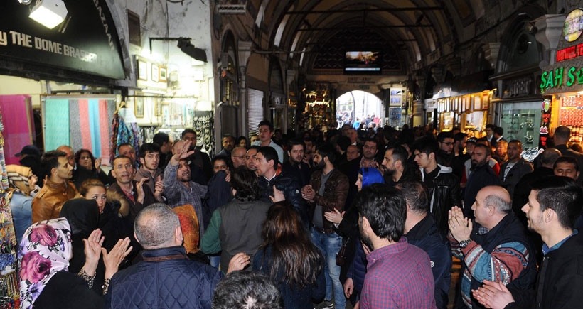 Kapalıçarşı'da direnişteki 20 esnaf gözaltına alındı